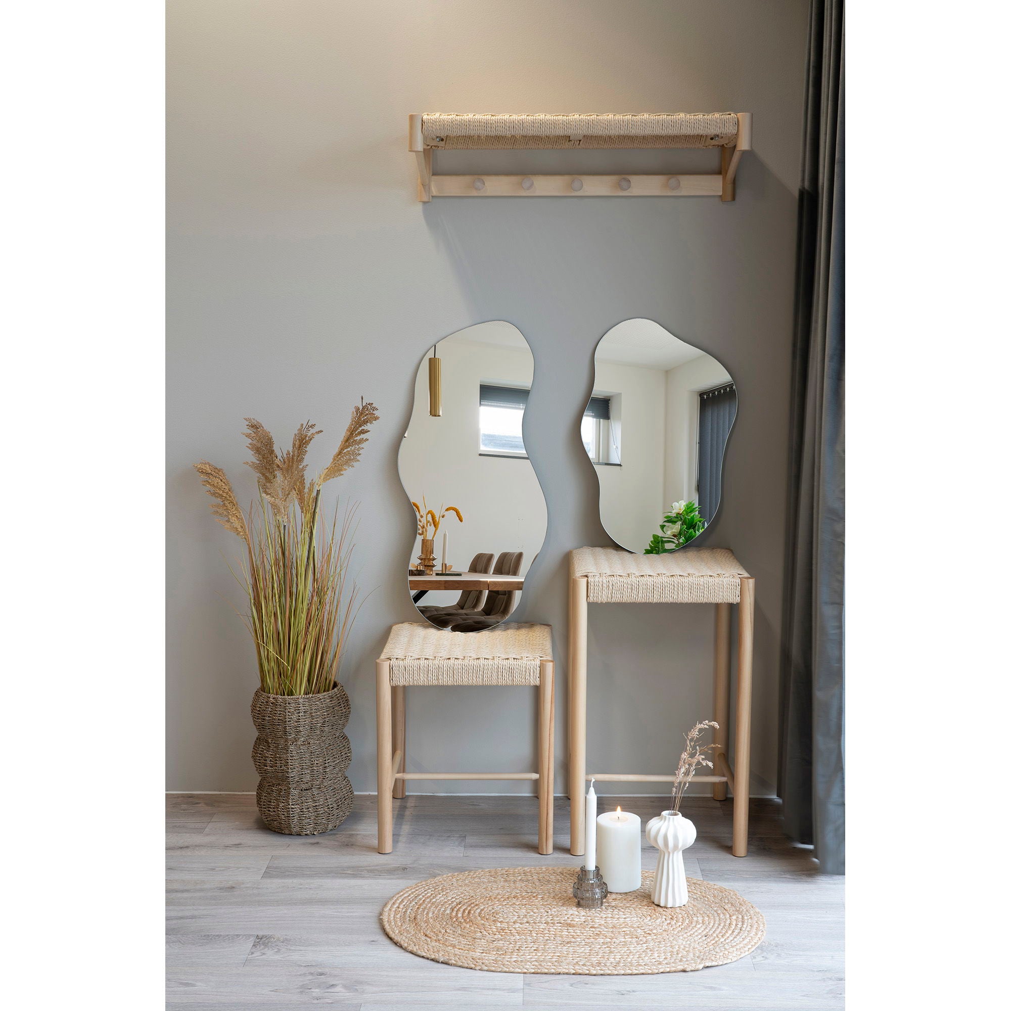 Palermo – Spiegel, organisch geformt, 40 × 60 cm
